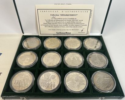 Box of 12 medals, Heritage Treasure, D-Day...