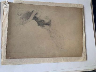 CREBASSA Edouard (1822-1882) 
Sketch of a...