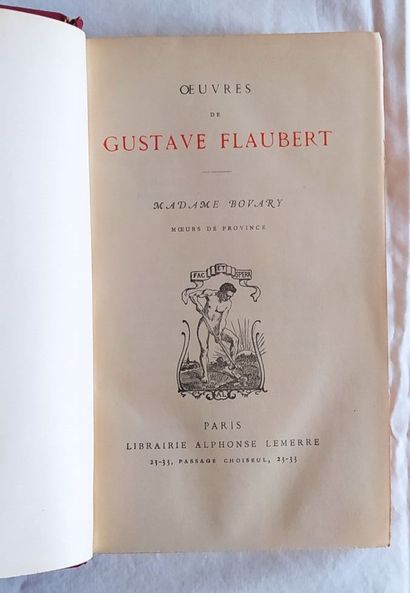 FLAUBERT (Gustave). 