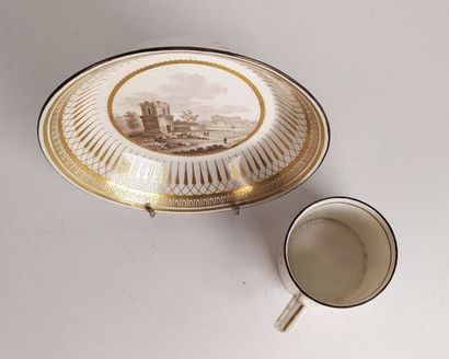 Collection of porcelain cups and saucers...