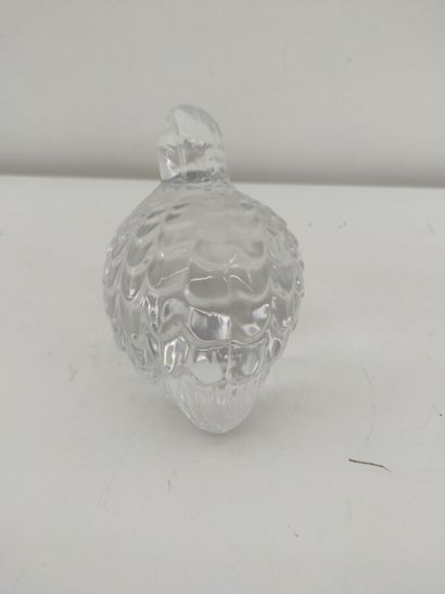 VAL SAINT LAMBERT
Ashtray and bird in cr...