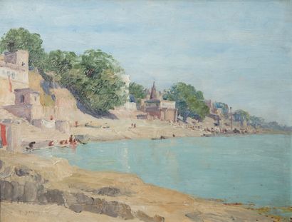 BASTET Tancrède (1858-1942)
Benares, on the...