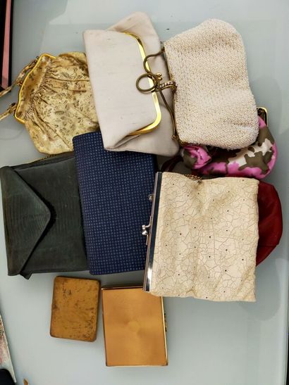 Set of evening bags, clutches and minaudiere,...