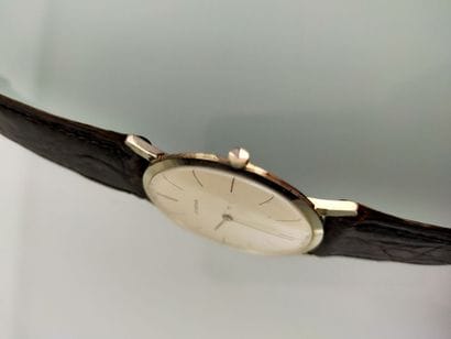 JUVENIA
Round men's watch in metal, leather...