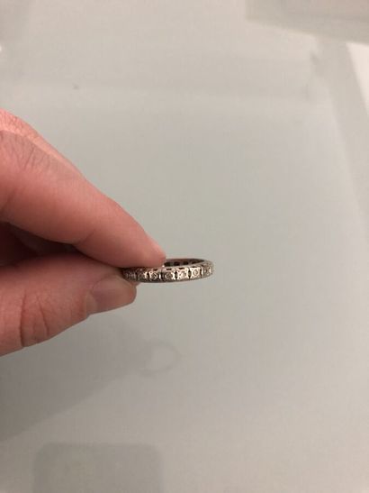 American wedding band with diamonds
Finger...