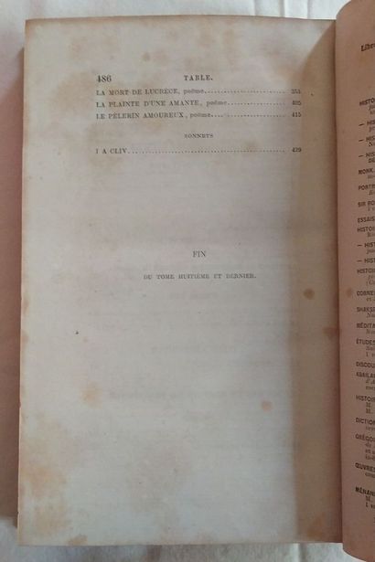 SHAKESPEARE (William), 