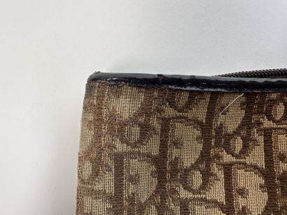CHRISTIAN DIOR
Handbag in signed canvas and...