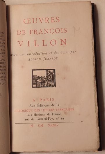 VILLON (François), 