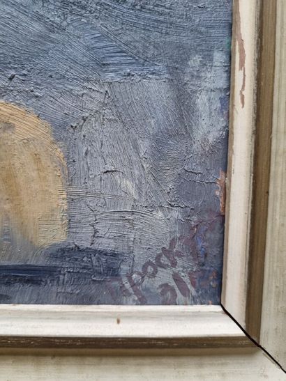 PROSKYRA
Faces
Oil on panel
signed lower...