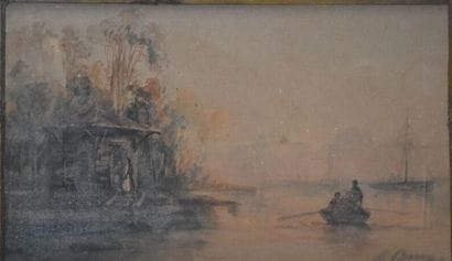 BARRY François (1813-1905)
Boat in front...