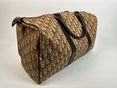 CHRISTIAN DIOR.
Boston bag, signed canvas...
