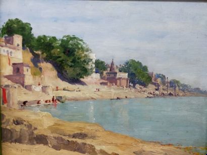 BASTET Tancrède (1858-1942)
Benares, on the...