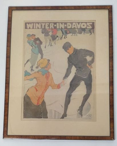 MANGOLD Burkhard (1873-1950)
Winter in Davos...