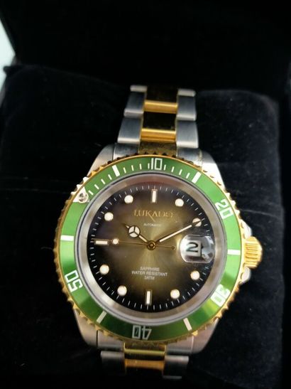 Two metal men's watches