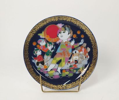 ROSENTHAL
12 porcelain plates with polychrome...