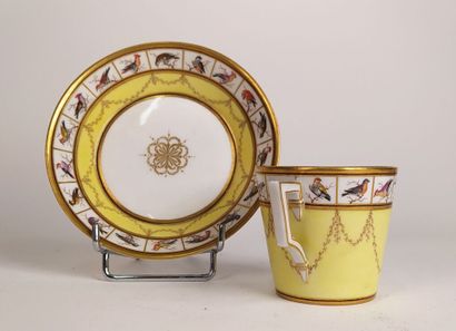 Collection of porcelain cups and saucers...