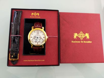 BUCHNER BOVALIER
Round men's watch made of...