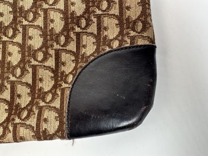 CHRISTIAN DIOR
Handbag in signed canvas and...