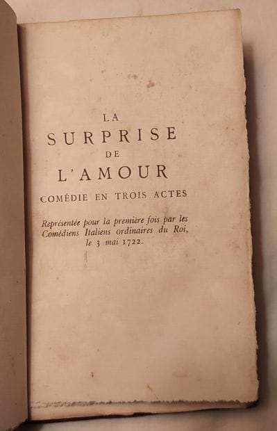 MARIVAUX (Pierre CARLET DE CHAMBLAIN DE),...