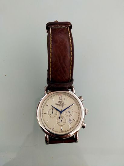 LINNHOFF&LORENZ
round men's watch in metal,...