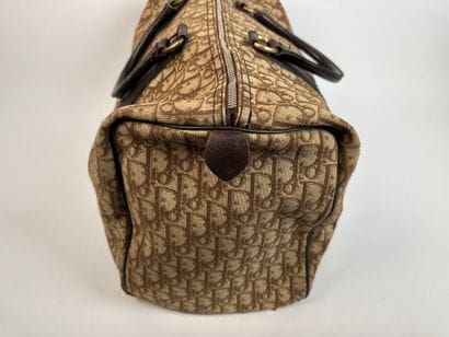 CHRISTIAN DIOR.
Boston bag, signed canvas...
