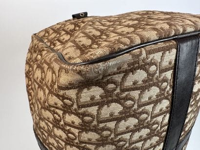 CHRISTIAN DIOR.
Boston bag, signed canvas...