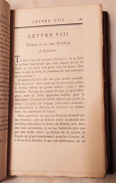 MONTESQUIEU (Charles-Louis DE SECONDAT DE...