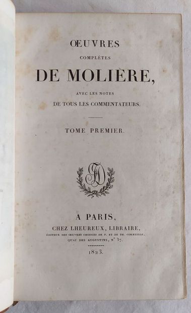 MOLIÈRE (né Jean-Baptiste POQUELIN), 