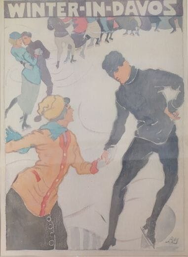 MANGOLD Burkhard (1873-1950)
Winter in Davos...