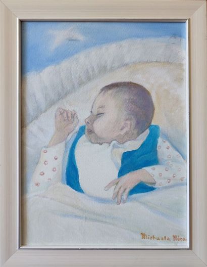 MICA Michaela (né en 1934)
Maternité
Huile...