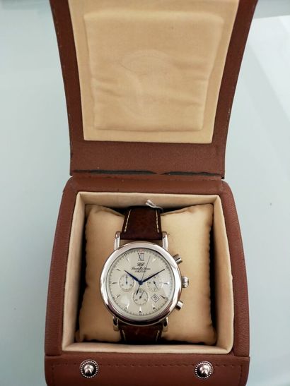LINNHOFF&LORENZ
round men's watch in metal,...