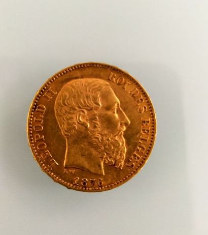 1 piece of 20 Francs gold, Belgium
(worn...