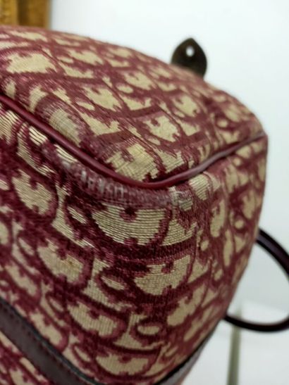 CHRISTIAN DIOR.
Boston bag, signed canvas...