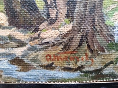 Modern school
Undergrowth
Oil on canvas,...