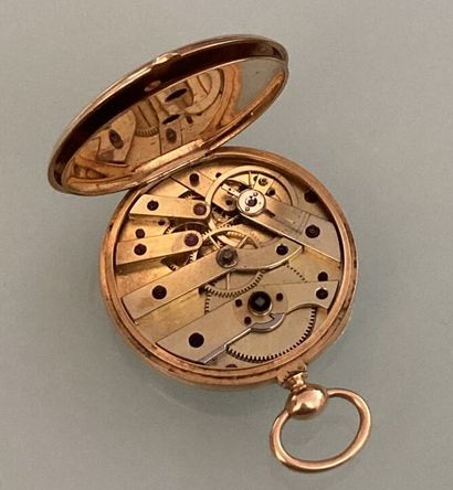 Pocket watch in 18k yellow gold
Gross weight...
