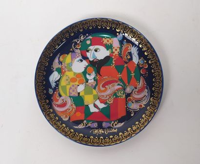 ROSENTHAL
12 porcelain plates with polychrome...