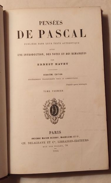 PASCAL (Blaise), 