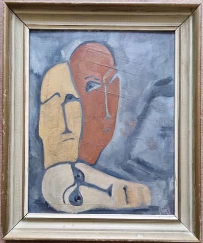 PROSKYRA
Faces
Oil on panel
signed lower...