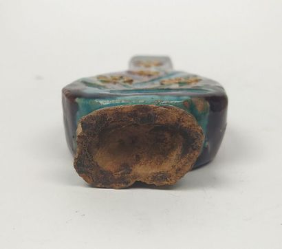 Ensemble de trois céramiques, dont : 
Un...