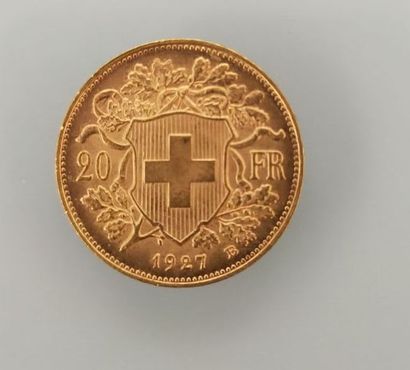 20 francs gold coin Switzerland 1927
weight:...