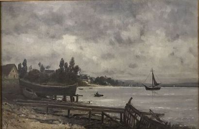 ROZIER Jules (1821-1882)
Seaside
Oil on canvas...