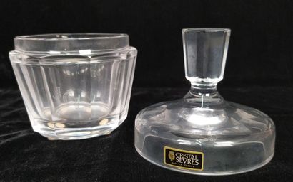 SEVRES crystal toilet trim
