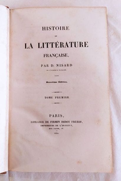 NISARD (Désiré), 