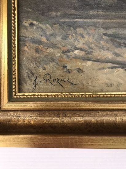 ROZIER Jules (1821-1882)
Seaside
Oil on canvas...