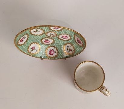 Collection of porcelain cups and saucers...