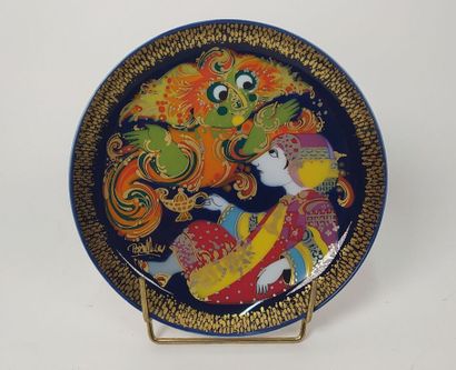 ROSENTHAL
12 porcelain plates with polychrome...