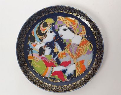 ROSENTHAL
12 porcelain plates with polychrome...