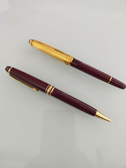 MONT BLANC, a fountain pen and a ballpoint...