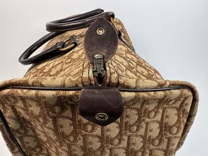 CHRISTIAN DIOR.
Boston bag, signed canvas...