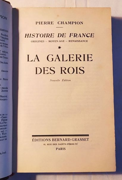 CHAMPION (Pierre), 